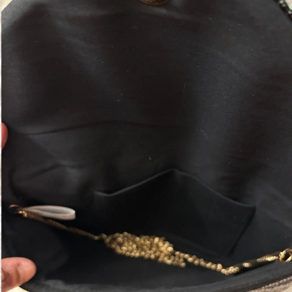 Elegant Black and Gray Clutch
